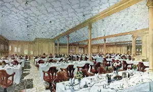 Henry Aldridge & Son Ltd.: White Star Line, Olympic and Titanic, dining room