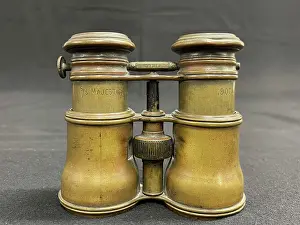 Hogg: White Star Line, pair of brass binoculars, SS Majestic