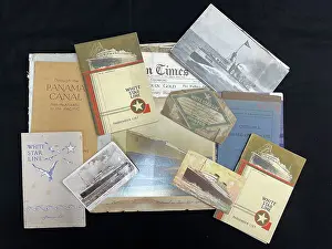 Booklets: White Star Line, printed ephemera, Georgic and Britannic