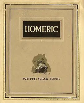 Homeric: White Star Line - RMS Homeric brochure