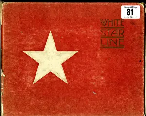 Profusely: White Star Line, RMS Olympic, cover design