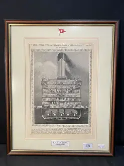 Titanics: White Star Line, RMS Olympic - framed print