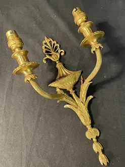 Fixture: White Star Line, RMS Olympic - gilt ormolu wall light