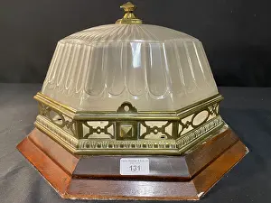Henry Aldridge & Son Ltd.: White Star Line, RMS Olympic - octagonal ceiling light