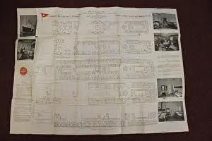 White Star Line - RMS Olympic plan of accommodation