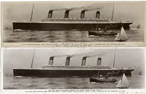 Bookpost: White Star Line, RMS Olympic - postcards