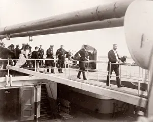 Teutonic: White Star Line, RMS Teutonic launch, royal visitors