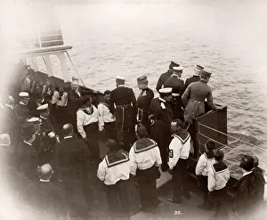 Teutonic: White Star Line, RMS Teutonic launch, royal visitors