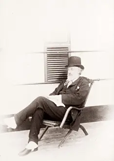 Onboard: White Star Line, RMS Teutonic launch, Sir Frederick Leighton