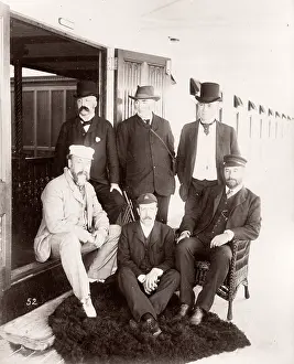 Onboard: White Star Line, RMS Teutonic launch, guests
