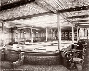 Achieve: White Star Line, RMS Teutonic launch, the library