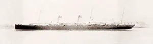Mersey: White Star Line, RMS Teutonic launch, in the Mersey
