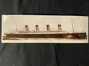 Postally: White Star Line, RMS Titanic - bookpost postcard