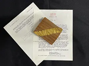 Typewritten: White Star Line, RMS Titanic, column section from restaurant