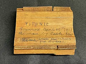Provenance: White Star Line, RMS Titanic, column section from restaurant
