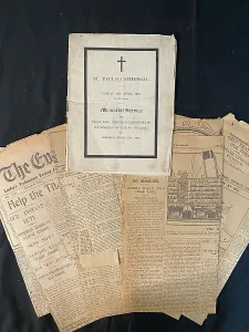 Cuttings: White Star Line, RMS Titanic - memorial service programme