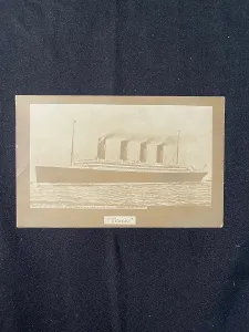 Privately: White Star Line, RMS Titanic, post-disaster postcard