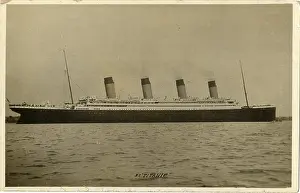 White Star Line, RMS Titanic - postcard