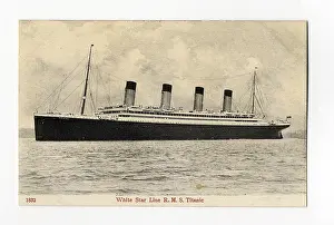 Unused: White Star Line, RMS Titanic - postcard