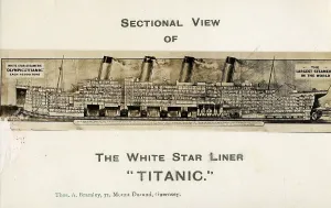 Bramley: White Star Line, RMS Titanic - sectional view