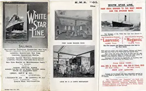 Sailings: White Star Line, Sailings