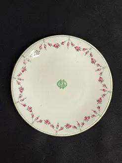 Stonier: White Star Line, Stonier OSNC Rose pattern dinner plate