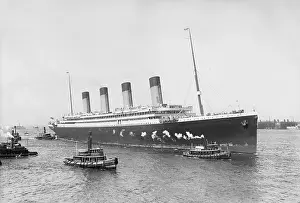 Lcgr1805: White Star Lines S.S. Olympic completing her