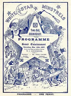 Minstrels: White Star Minstrels programme