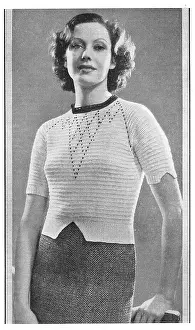 The Kathleen Fare Collection: White Tricoton