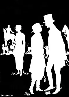 Witchery: White Witchery - a romantic hunt scene in silhouette