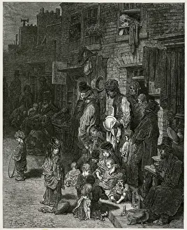 Pavements: Whitechapel - Slums - 1870