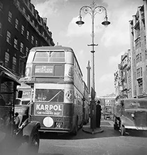 Busses: Whitehall, London
