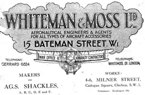 Whiteman: Whiteman & Moss- Aeronautical Engineers