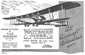 Whiteman: Whiteman & Moss AGS Parts For Aircraft Constructors