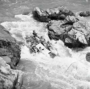 Rafters: Whitewater rafting