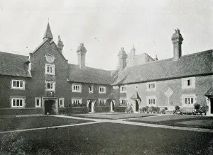 Quadrangle: Whitgift Hospital, Quadrangle and Clock Front, Croydon