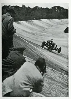 Whitney: Whitney Straight attempting Brooklands lap record