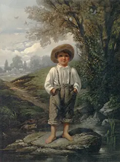 Barefooted: Whittier's barefooted boy