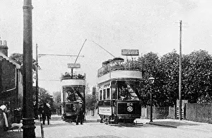 Whitton: Whitton Tram Terminus, Ipswich early 1900's