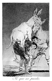Absurdity: You who cannot Francisco Goya