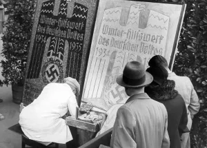 Charitable: WHW advertising, 1934
