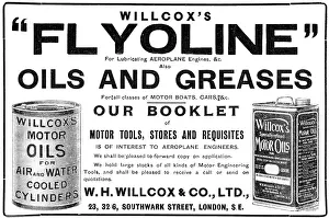 Greases: W.H.Willcox & Co. FLYOLINE Oils & Greases