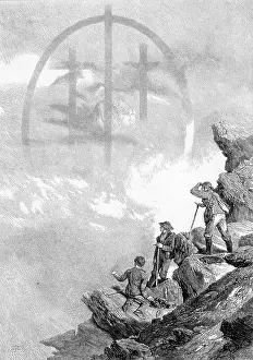 Matterhorn: WHYMPER AND FOG-BOW