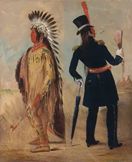 Catlin: Wi-jun-jon, Pigeon's Egg Head, by George Catlin