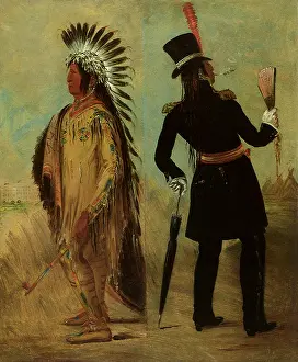 Catlin: Wi-jun-jon, Pigeon's Egg Head, by George Catlin