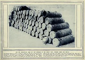 Projectiles: Wicker cases for shells