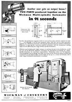 Wickman: Wickman Of Coventry WIMET Machine Tools