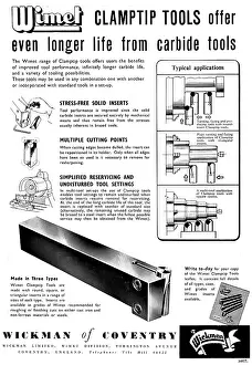 Wickman: Wickman Of Coventry WIMET Wickman Machine Tools 1954