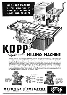 Wickman: Wickman KOPP Hydraulic Milling Machine