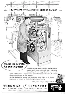 Wickman: Wickman Optical Profile Grinder